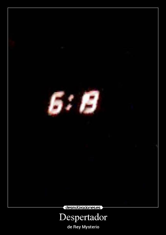 Despertador - de Rey Mysterio
