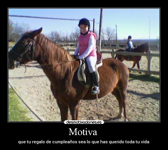 Motiva - que tu regalo de cumpleaños sea lo que has querido toda tu vida