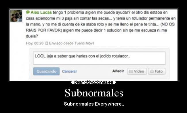 Subnormales -