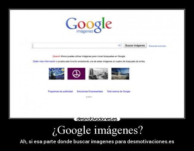 ¿Google imágenes? - 