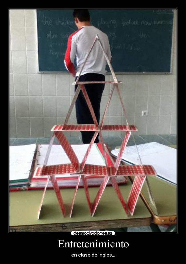 Entretenimiento - en clase de ingles...