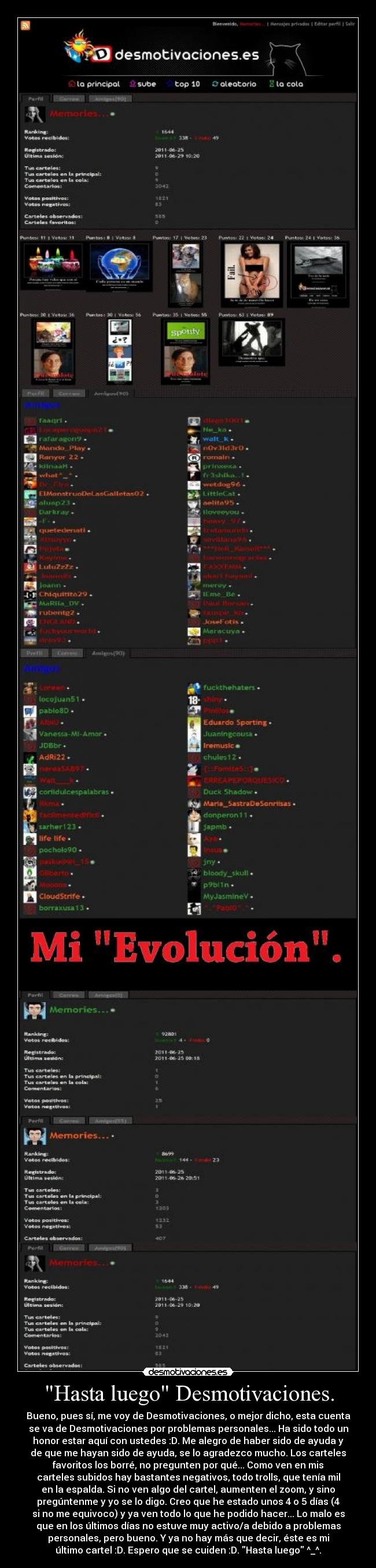 Hasta luego Desmotivaciones. - 