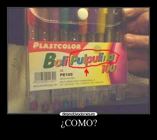 ¿COMO? -