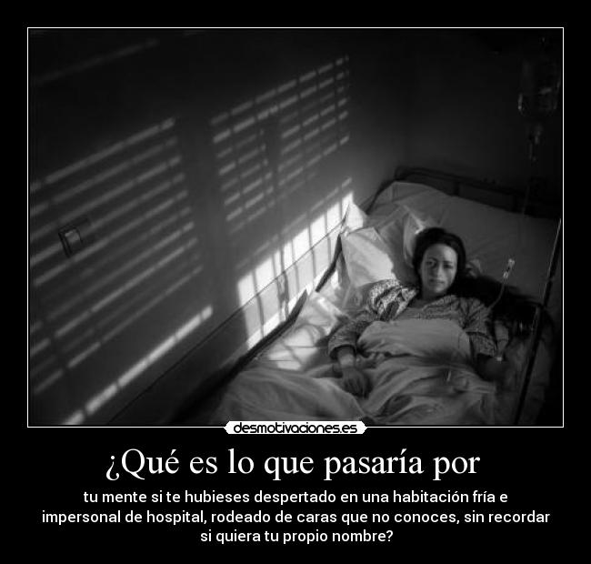 ¿Qué es lo que pasaría por -