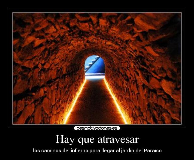 Hay que atravesar -