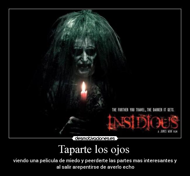 Taparte los ojos -