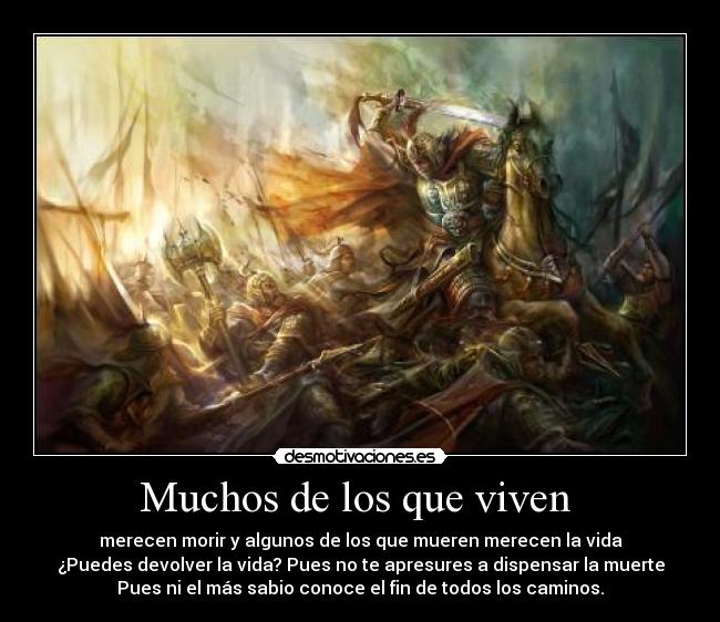 Muchos de los que viven  - 