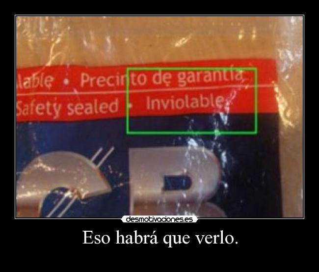 Eso habrá que verlo. -