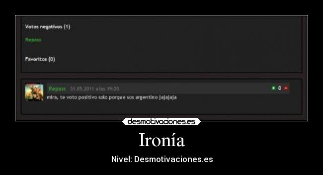 Ironía -