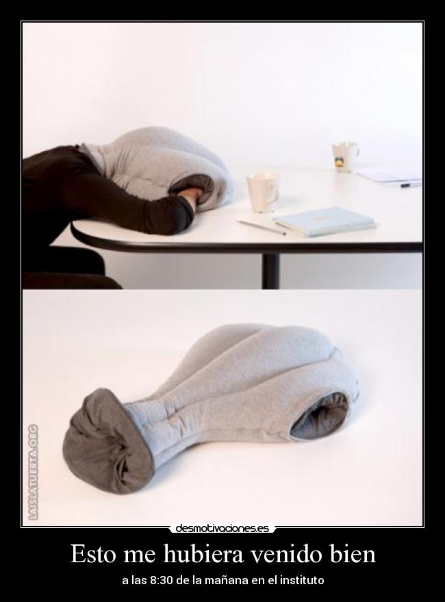 Esto me hubiera venido bien - 