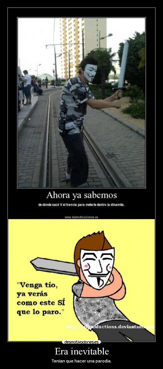 Era inevitable - Tenían que hacer una parodia.