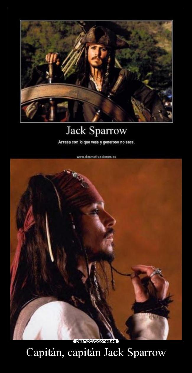 Capitán, capitán Jack Sparrow - 