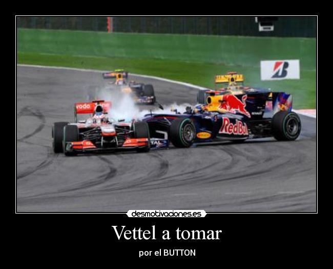 carteles vettel button coches tom desmotivaciones