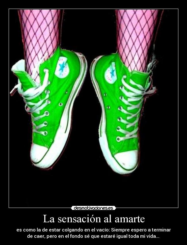La sensación al amarte -