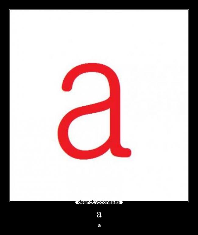 a -