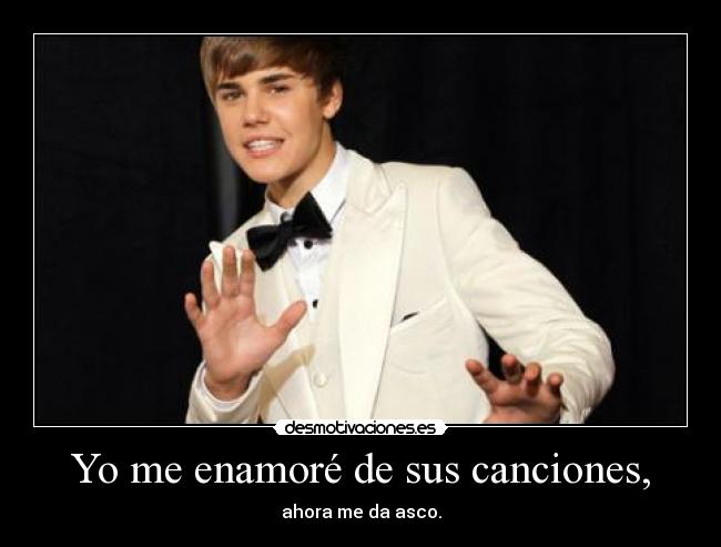 Yo me enamoré de sus canciones, - 