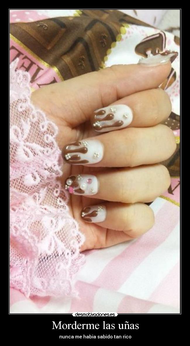 Morderme las uñas - nunca me habia sabido tan rico