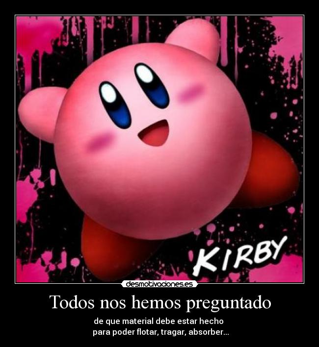 carteles kirby desmotivaciones