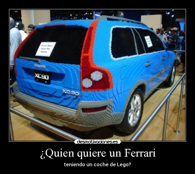 ¿Quien quiere un Ferrari - teniendo un coche de Lego?