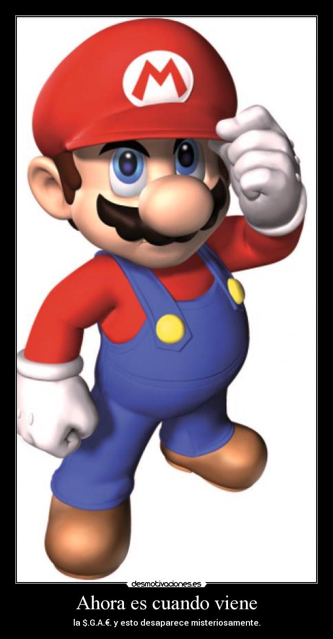 Ahora es cuando viene - la $.G.A.€. y esto desaparece misteriosamente.