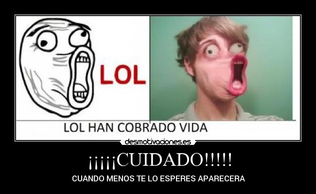 ¡¡¡¡¡CUIDADO!!!!! - CUANDO MENOS TE LO ESPERES APARECERA