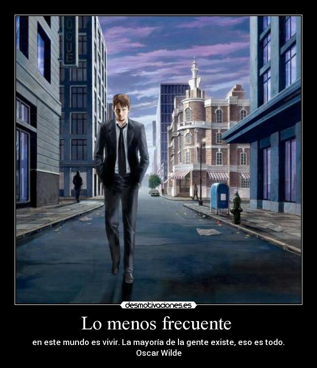 Lo menos frecuente -