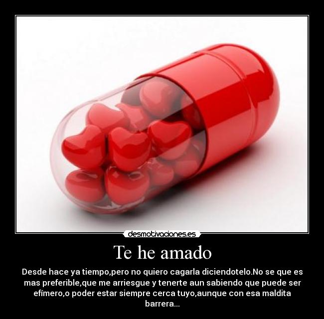 Te he amado -