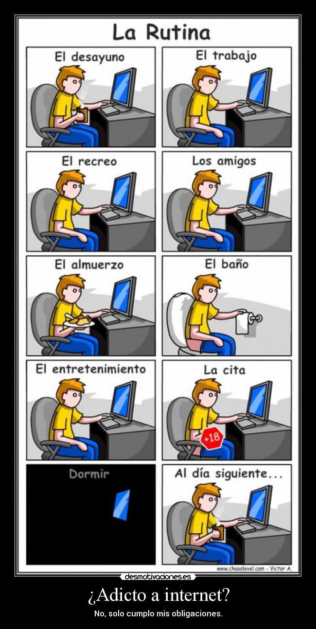 ¿Adicto a internet? -