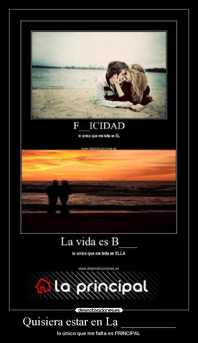 Quisiera estar en La _________ - 