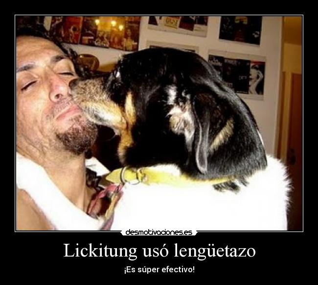 Lickitung usó lengüetazo - ¡Es súper efectivo!