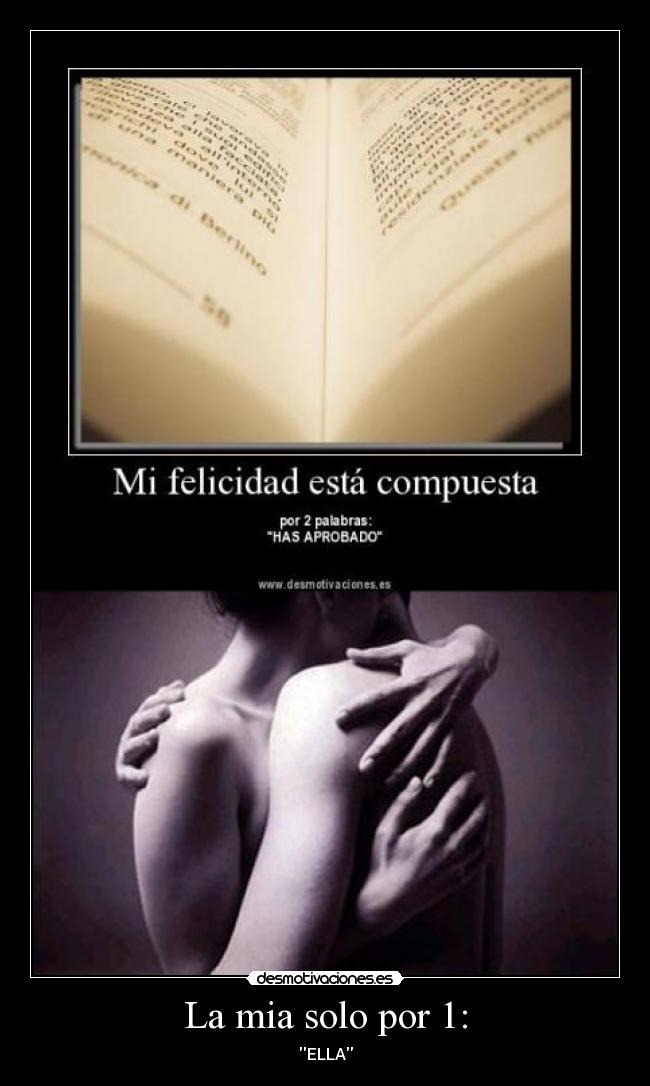 La mia solo por 1: - ELLA