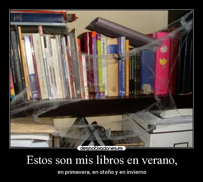 Estos son mis libros en verano, - 