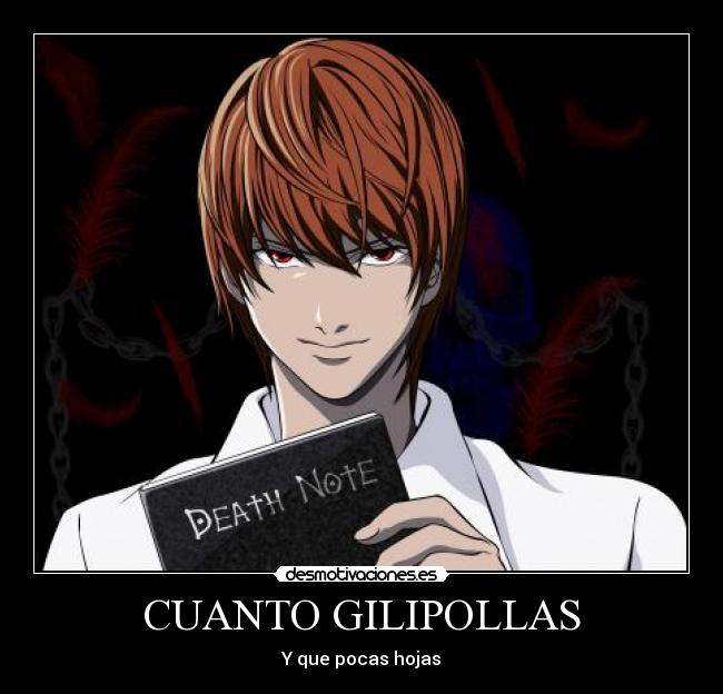carteles death note moralitica anime desmotivaciones