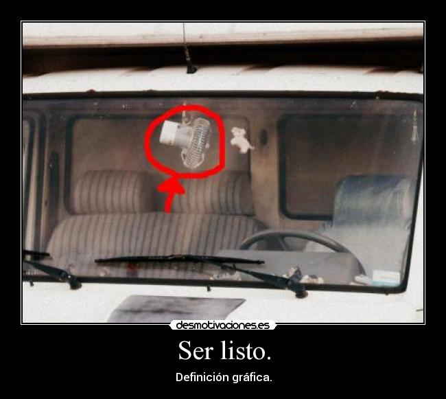 Ser listo. - Definición gráfica.