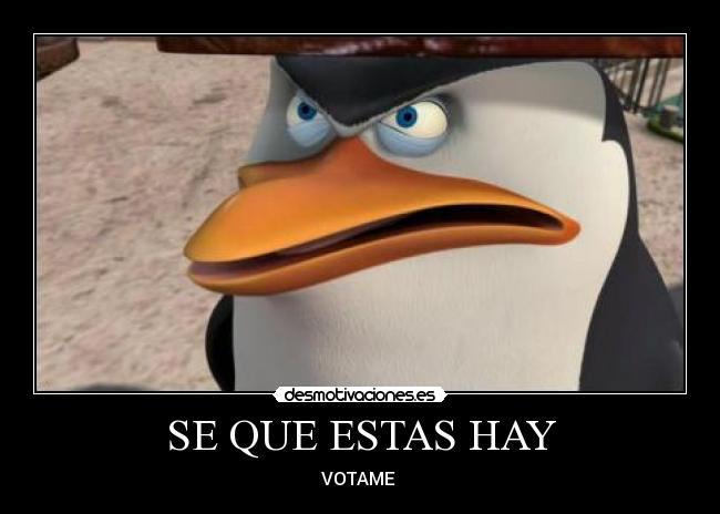 SE QUE ESTAS HAY - VOTAME