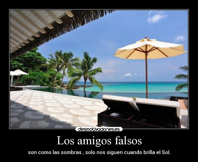 Los amigos falsos - 