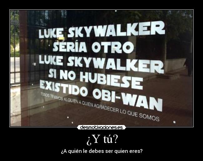 ¿Y tú? -