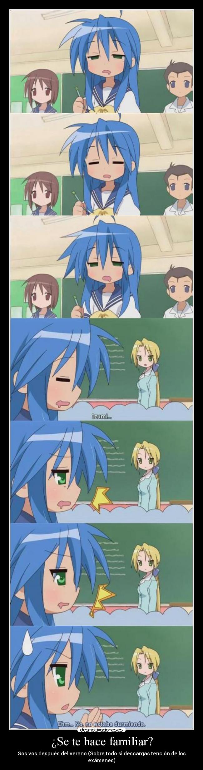 carteles lucky star desmotivaciones