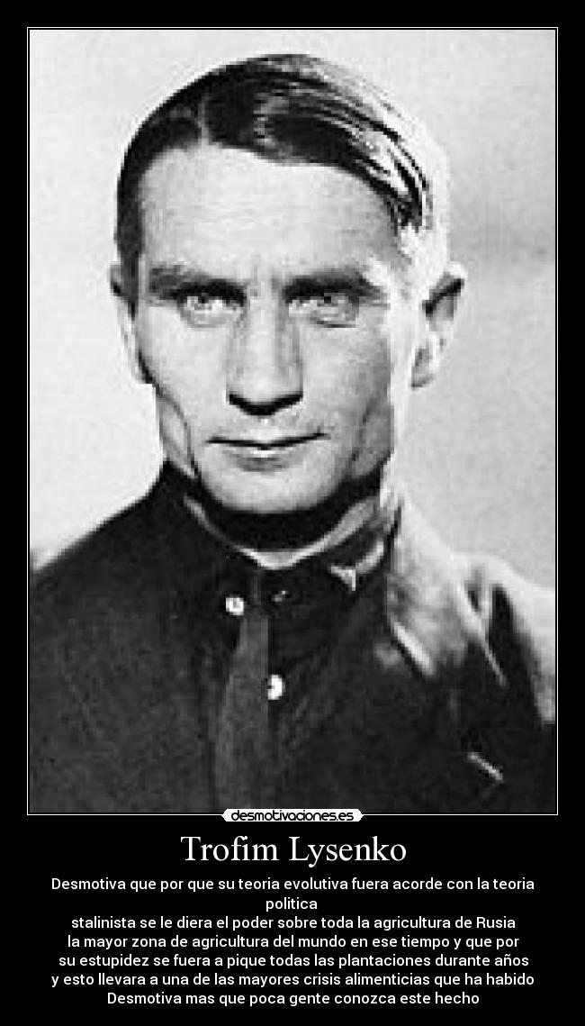 carteles lysenko rusia agricultura crisis desmotivaciones