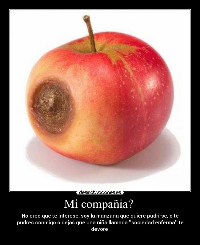 Mi compañia? -