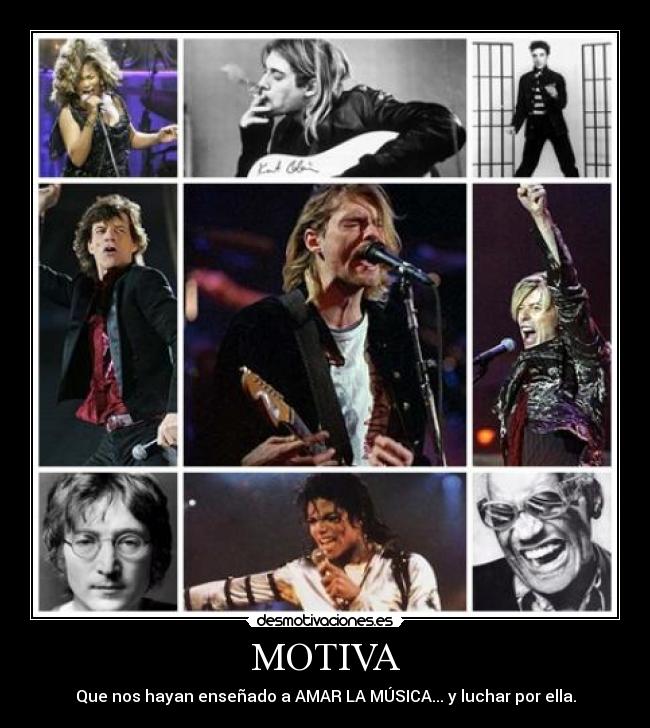 MOTIVA - Que nos hayan enseñado a AMAR LA MÚSICA... y luchar por ella.