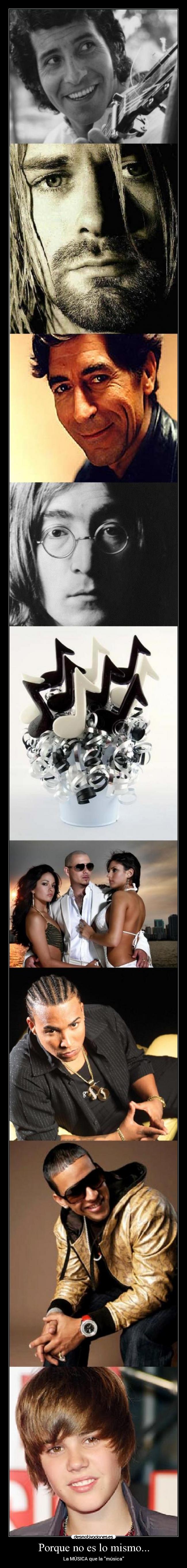 Porque no es lo mismo... -