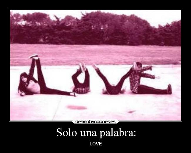 Solo una palabra: -
