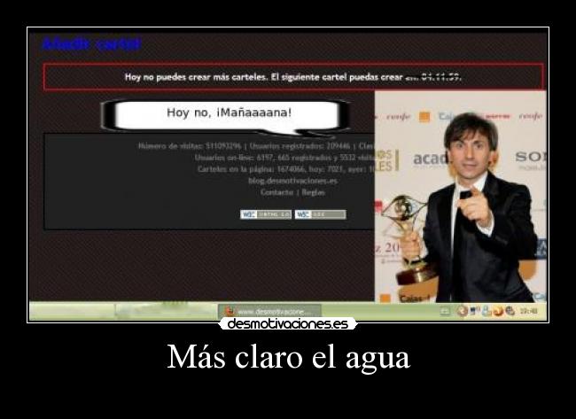 Más claro el agua - 