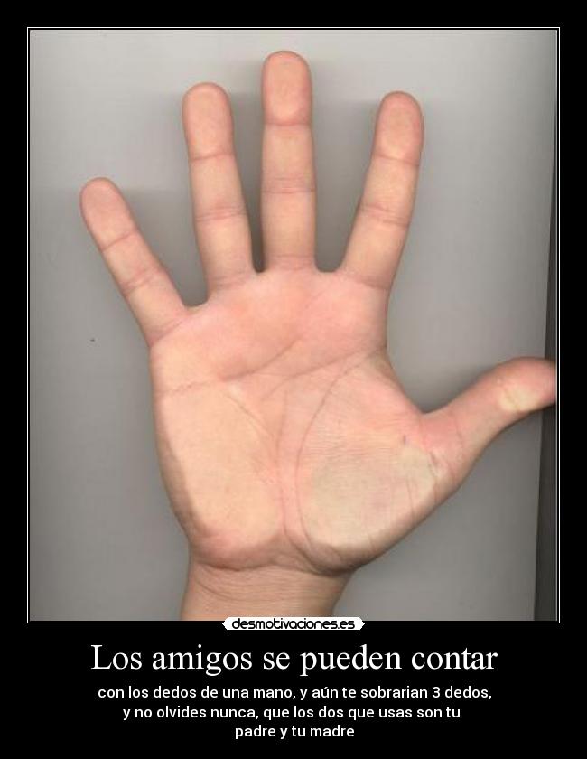 Los amigos se pueden contar - 
