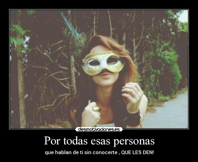 Por todas esas personas - 