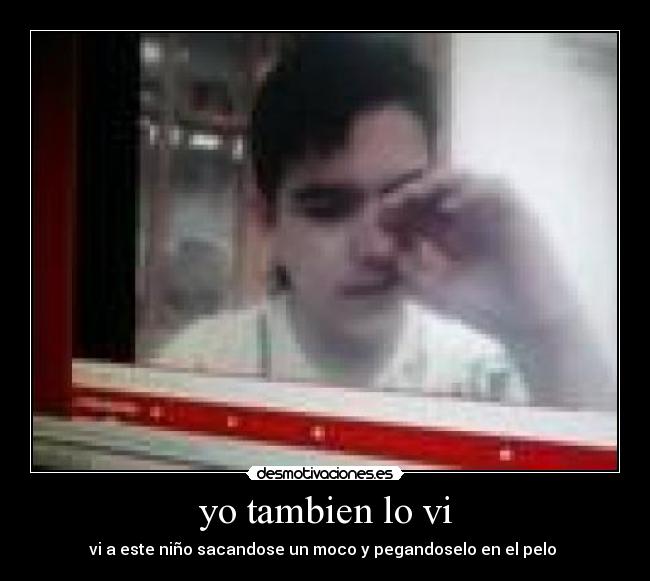 yo tambien lo vi -