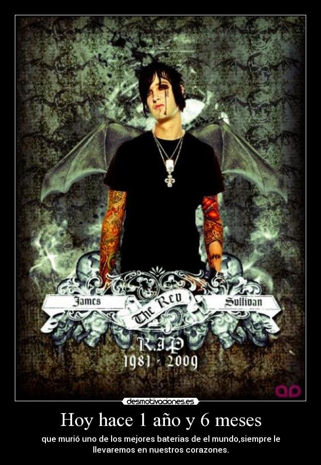 Hoy hace 1 año y 6 meses - que murió uno de los mejores baterias de el mundo,siempre le
llevaremos en nuestros corazones.