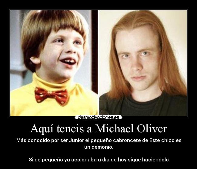 Aquí teneis a Michael Oliver -