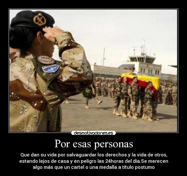 Por esas personas -